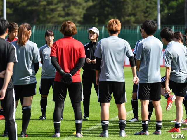 スペイン戦前日。公式練習を実施　～FIFA女子ワールドカップフランス2019