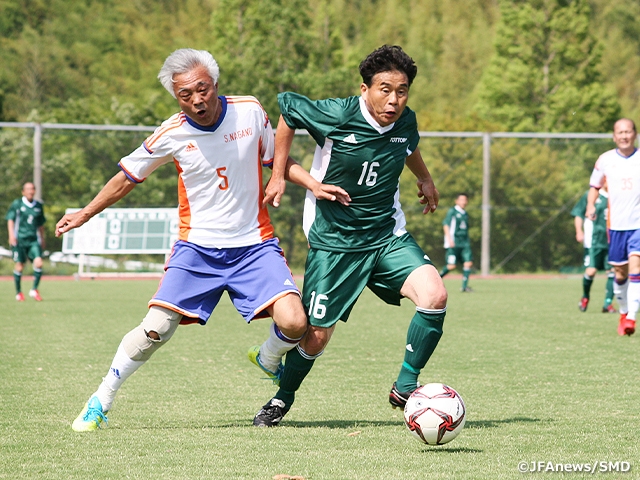 JFA 第19回全日本O-60サッカー大会が藤枝市で開幕！地元・藤枝FCと前回王者・兵庫県シニアが白星発進