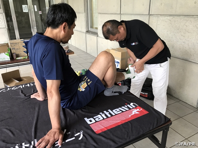 ニチバンが、選手を支えるテーピングサポートサービスを実施 ～JFA Youth & Development Programme（JYD）～