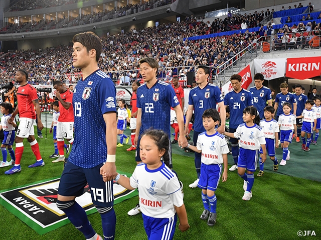 JFAユースプログラムを実施 ～キリンチャレンジカップ2019　6/5＠豊田スタジアム SAMURAI BLUE(日本代表) vs トリニダード・トバゴ代表～