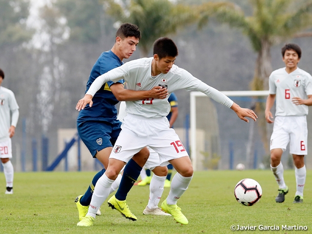 U-17日本代表、ボカ・ジュニアーズとのトレーニングマッチに勝利