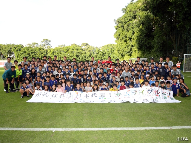 SAMURAI BLUE holds first training session at Sao Paulo ahead of the CONMEBOL Copa America Brazil 2019