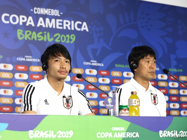 SAMURAI BLUE to face Chile with “Courage and Persistency” at the CONMEBOL Copa America Brazil 2019