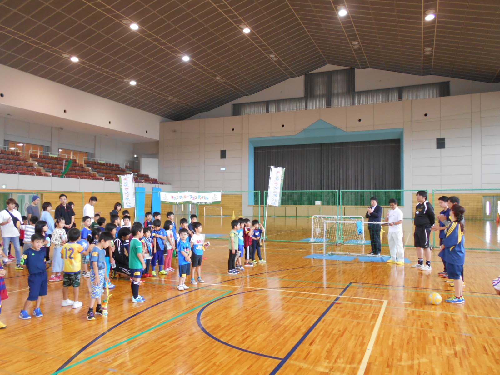 JFAキッズサッカーフェスティバル in 栗原市若柳総合体育館