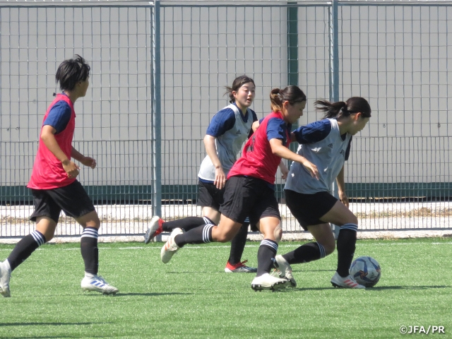 ユニバーシアード日本女子代表　グループリーグ2戦目に向けてトレーニング