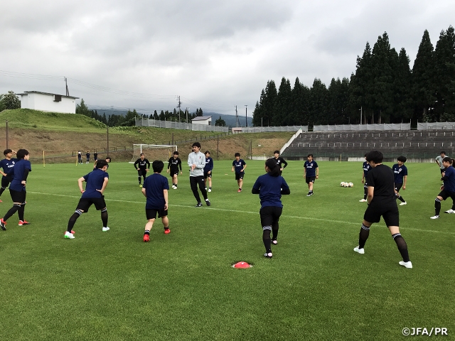 U-19日本女子代表候補 AFC U-19女子選手権前最後の国内合宿を新潟県内で開始