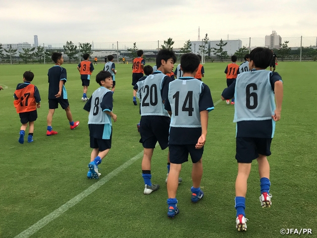 エリートプログラム U-13トレーニングキャンプ（JOC日韓競技力向上スポーツ交流事業）がスタート