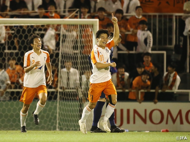 Hosei University upsets Tokyo Verdy at the 2nd round of the 99th Emperor's Cup