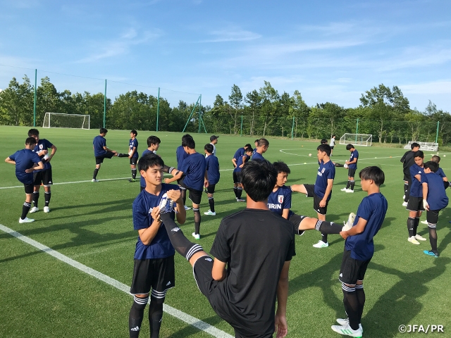 U-15日本代表候補　Jヴィレッジで国内キャンプがスタート！