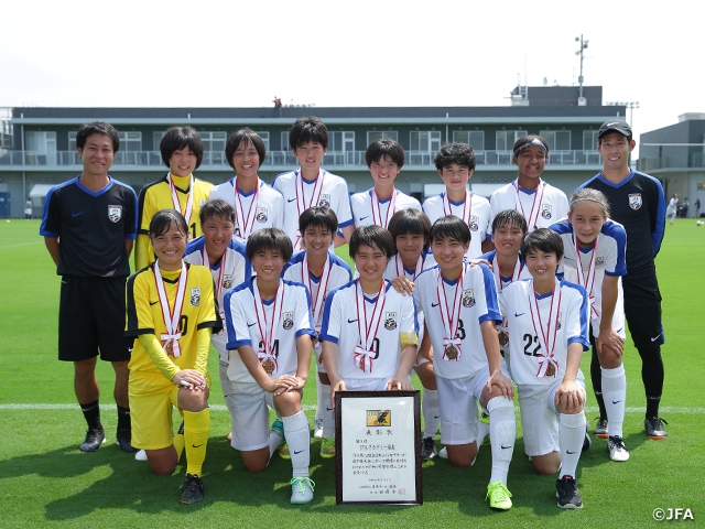JFAアカデミー福島　JFA第24回全日本U-15女子サッカー選手権大会を3位で終える