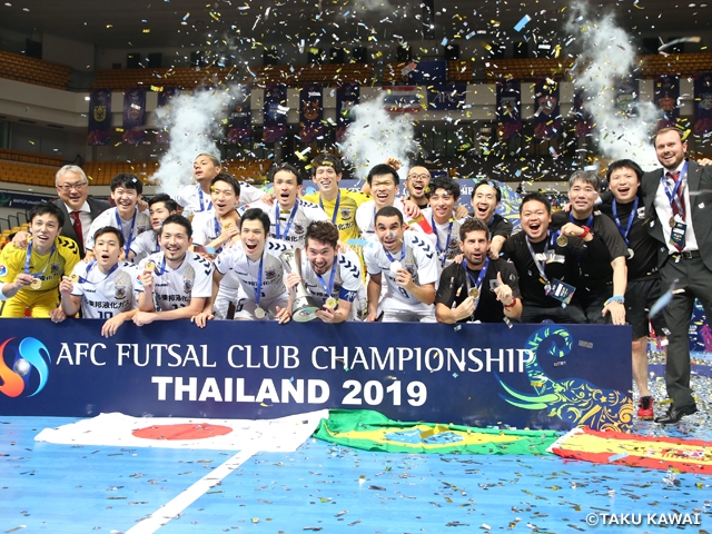 Nagoya Oceans claims record breaking 4th AFC title with 6 consecutive wins at the AFC Futsal Club Championship Thailand 2019