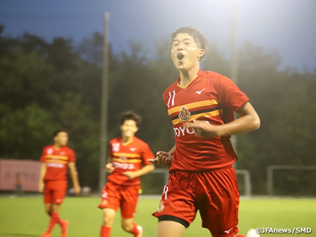 Nagoya Grampus bags 7 goals to win over Higashi Fukuoka at the 11th Sec. of the Prince Takamado Trophy JFA U-18 Football Premier League