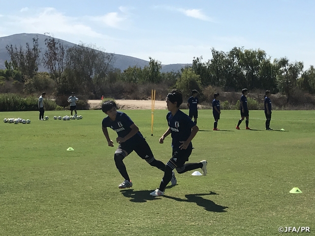 U-19日本女子代表　AFC U-19女子選手権前最後の活動をアメリカでスタート