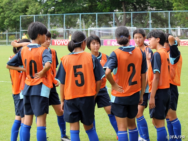 JFAエリートプログラム女子U-14タイ遠征、チョンブリFC女子U-16に勝利