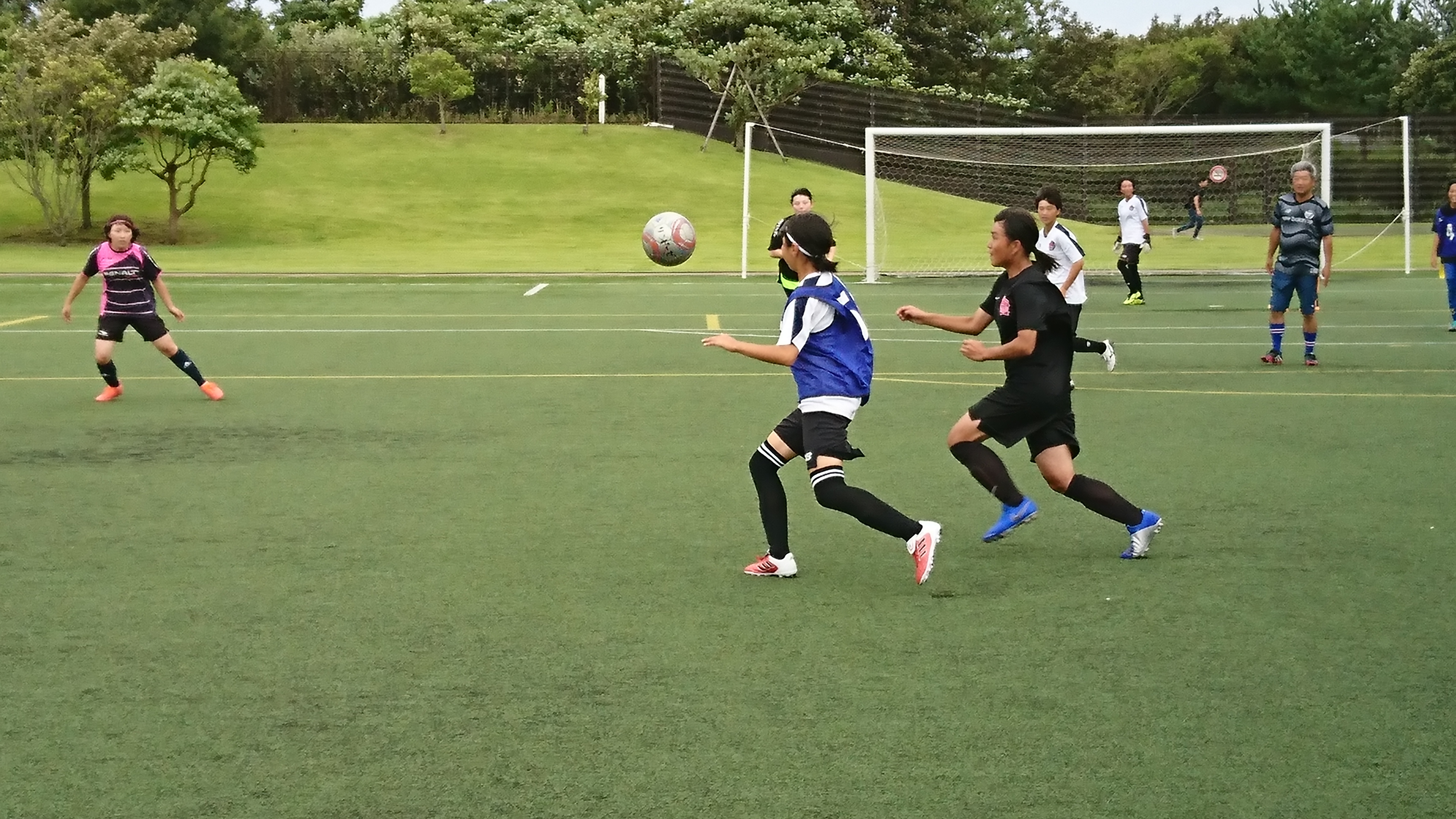 JFAレディース／ガールズサッカーフェスティバル in 吹上浜海浜公園桷志田サッカー場