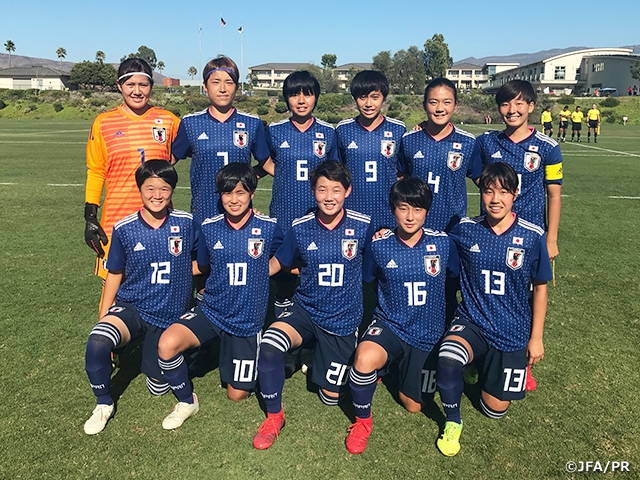 U-19日本女子代表　2-1でアメリカに勝利