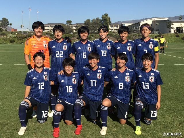 U-19日本女子代表 1勝1敗でアメリカ遠征を終える