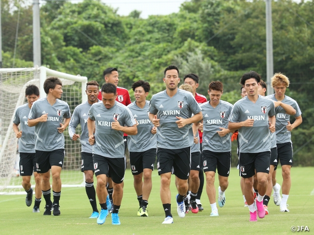 SAMURAI BLUE、パラグアイ戦、ミャンマー戦へ合宿スタート