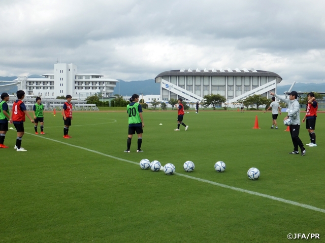 AFC U-16女子選手権タイ2019に向け、U-16日本女子代表チームが滋賀県で始動