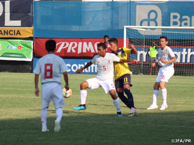 U-17日本代表、エクアドルとの国際親善試合に先勝