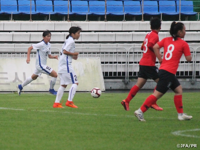 JFAエリートプログラム女子U-13　韓国との第1戦に9-0で勝利