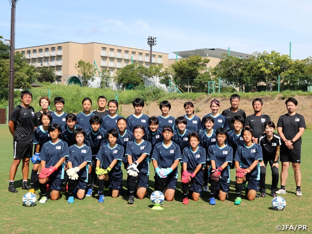 女子GKキャンプ　中学生年代のGK23名、3日間のキャンプを打ち上げる