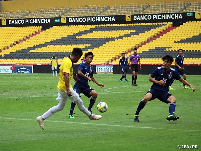 U-17 Japan National Team wins consecutive matches against Ecuador