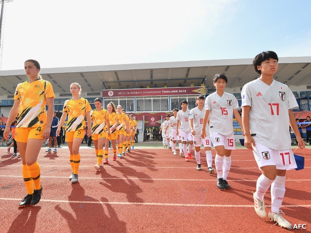U-16 Japan Women's National Team draws against Australia 0-0 in first match of the AFC U-16 Women's Championship Thailand 2019