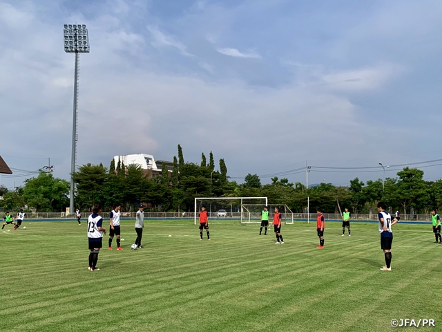 U-16日本女子代表 第2戦・バングラデシュ戦に向け最終調整～AFC U-16女子選手権タイ2019～