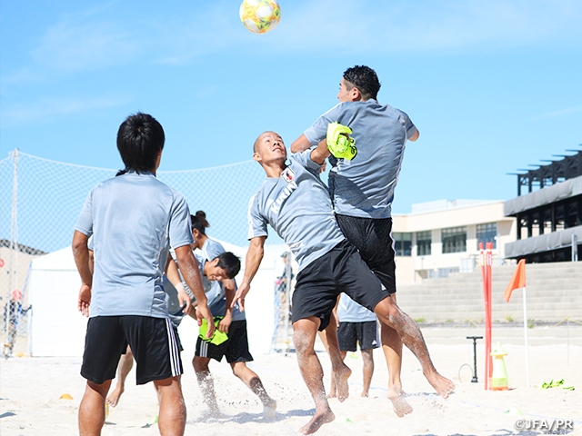 ビーチサッカー日本代表 国際親善大会に向けて活動開始　～ビーチサッカー国際親善大会（9/27～29＠兵庫/明石市大蔵海岸公園）～