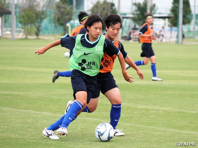 U-15日本女子選抜トレーニングキャンプ　4日間の充実した活動を終える