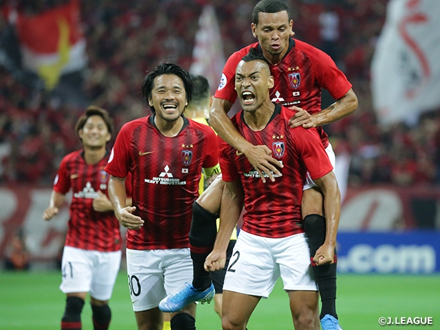 Urawa wins 2-0 at home against Guangzhou Evergrande Taobao in 1st leg of the AFC Champions League 2019 Semi-finals