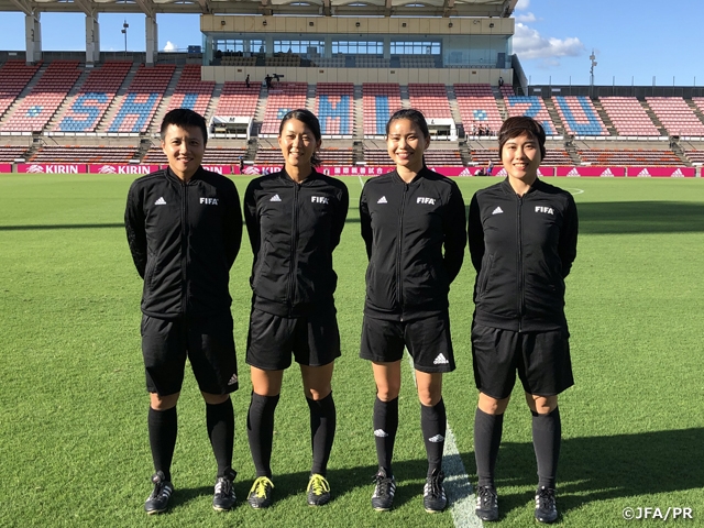 Introduction of the referees in charge of the International Friendly Match between Nadeshiko Japan and Canada Women's National Team