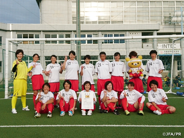 JFA 第31回全日本O-30女子サッカー大会　長野フレンズが北信越代表に決定