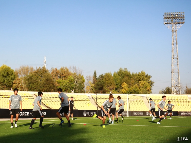 SAMURAI BLUE conducts training session behind closed doors at Tajikistan - 2022 FIFA World Cup Qatar Asian Qualification Round 2