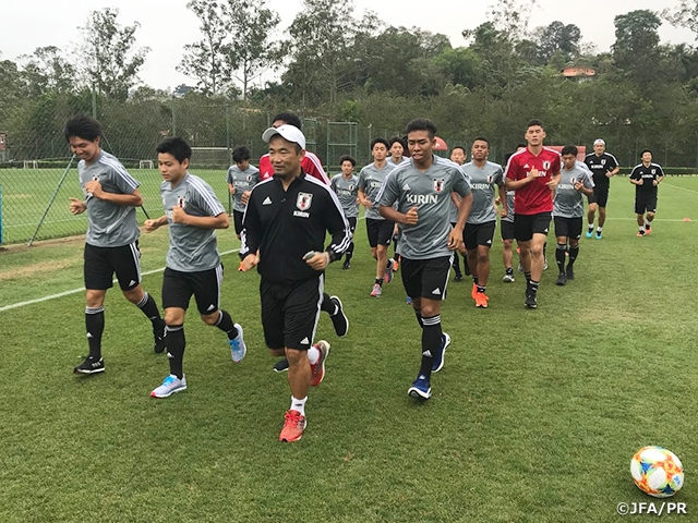 U-17 Japan National Team arrives to their campsite in Sao Paulo - FIFA U-17 World Cup Brazil 2019
