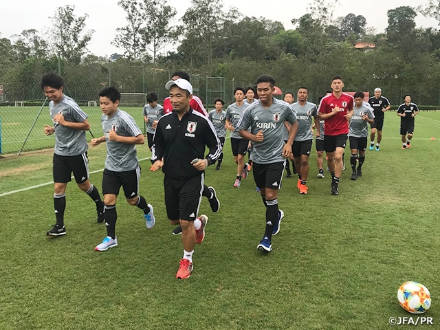 U-17日本代表が大会直前キャンプ地のサンパウロに到着