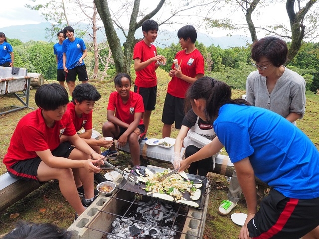 帝人アカデミー富士合同イベントBBQ&流しそうめん　～JFAアカデミー福島ダイアリー