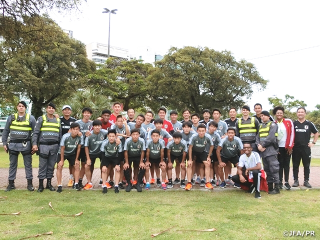 U-17 Japan National Team arrives to tournament site in Vitoria - FIFA U-17 World Cup Brazil 2019