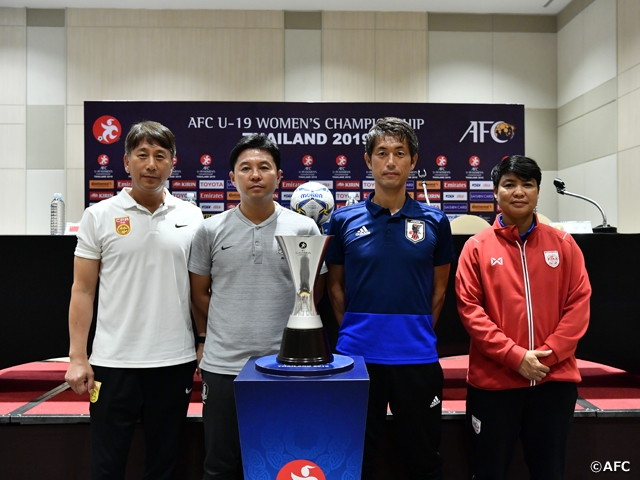 U-19 Japan Women's National Team conducts final training session ahead of first group stage match against Myanmar - AFC U-19 Women's Championship Thailand 2019