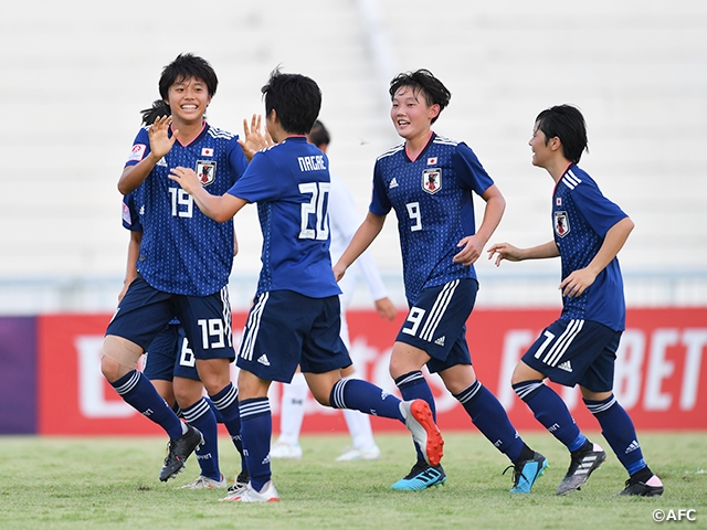 U-19日本女子代表、初戦を大量5得点で勝利！ ～AFC U-19女子選手権タイ2019～
