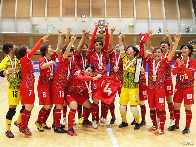 Bardral Urayasu Las Bonitas claims first National title at the JFA 16th Japan Women's Futsal Championship