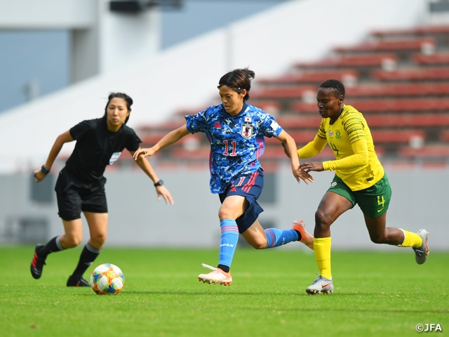 南アフリカとトレーニングマッチに2-0で勝利 ～MS&ADカップ2019 南アフリカ女子代表戦