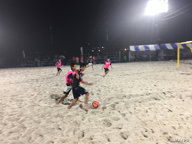 JFAビーチサッカー巡回クリニックを愛知県碧南市で開催