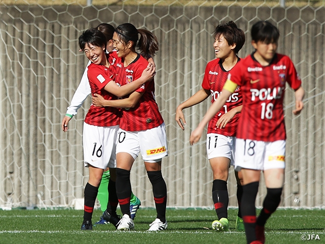 Urawa Red Diamonds Ladies defeat Shizuoka Sangyo University at the 3rd Round of the Empress's Cup JFA 41st Japan Women's Football Championship