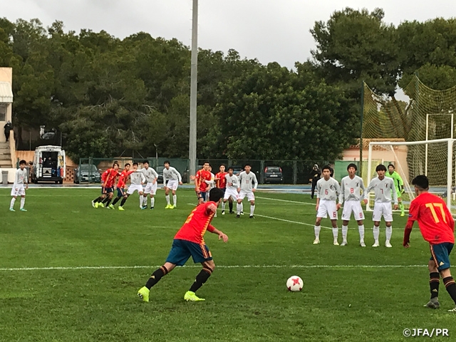 U-15日本代表、先制するもスペインに逆転負け ～SPORTCHAIN CUP ALBIR 2019