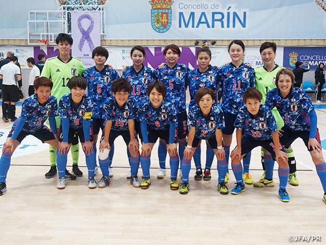 フットサル日本女子代表チームがスペインで練習試合を実施