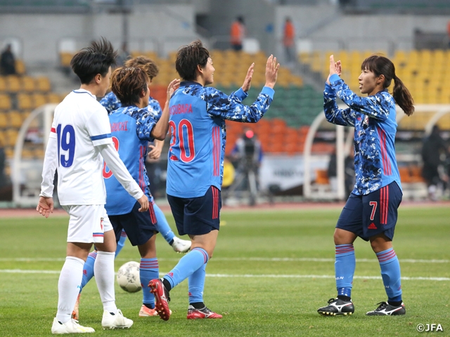 なでしこジャパン、新戦力の活躍でチャイニーズ・タイペイに快勝 ～EAFF E-1サッカー選手権2019