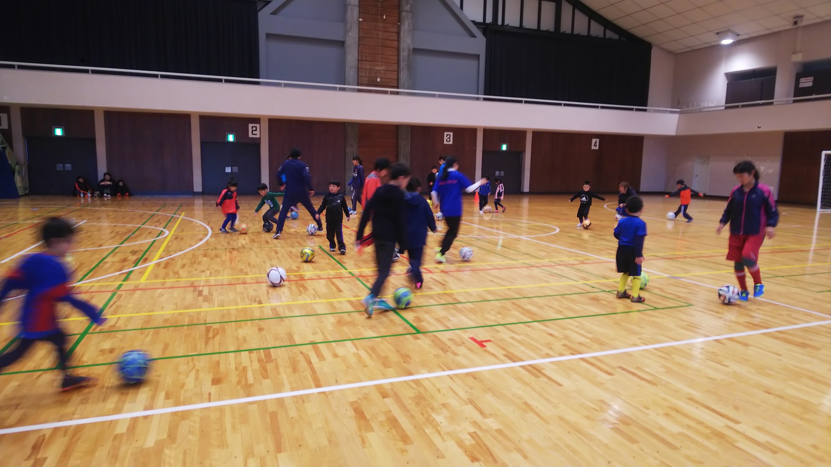 JFAキッズ（U-8/10）サッカーフェスティバル in 塩尻市立体育館