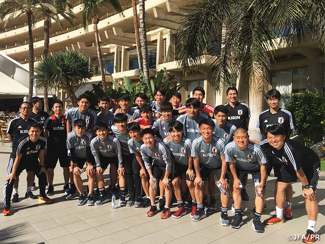 U-18日本代表、Copa del Atlantico大会に向けてスペイン遠征開始！
